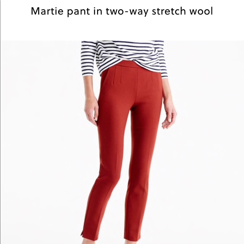 J.crew Martie pants in 00P gray wool